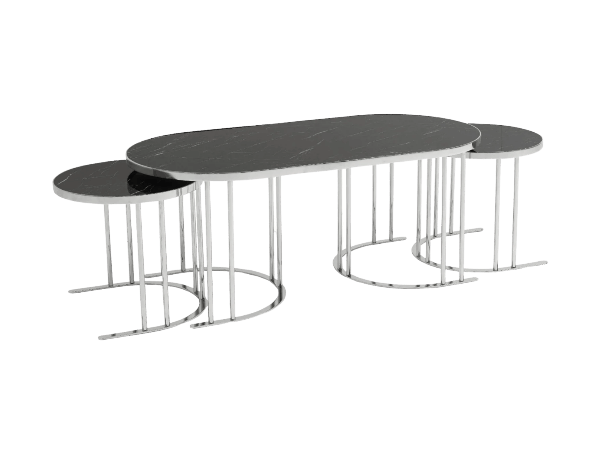 Table d'appoint 2+1