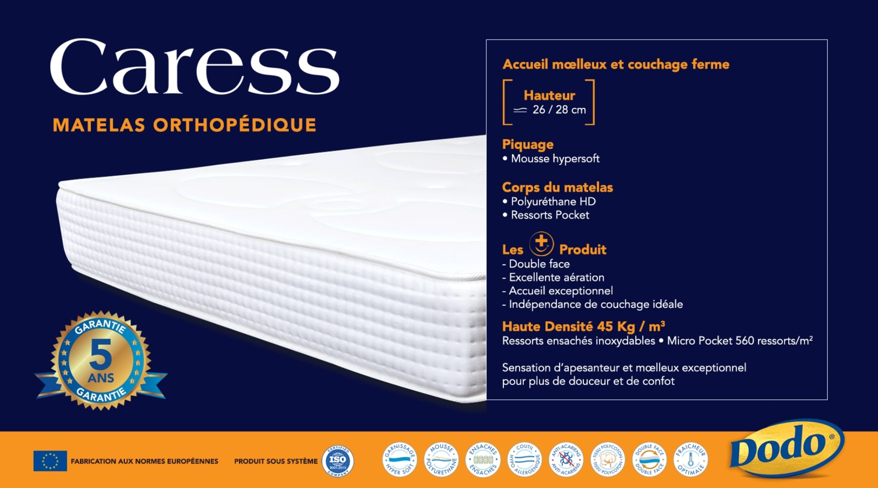 Matelas Caress