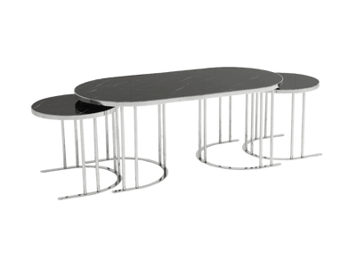 Table d'appoint 2+1